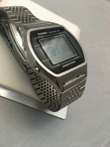 Casiotron Calendar 200 Made In Japan 47cs-23 Digital LCD Vintage