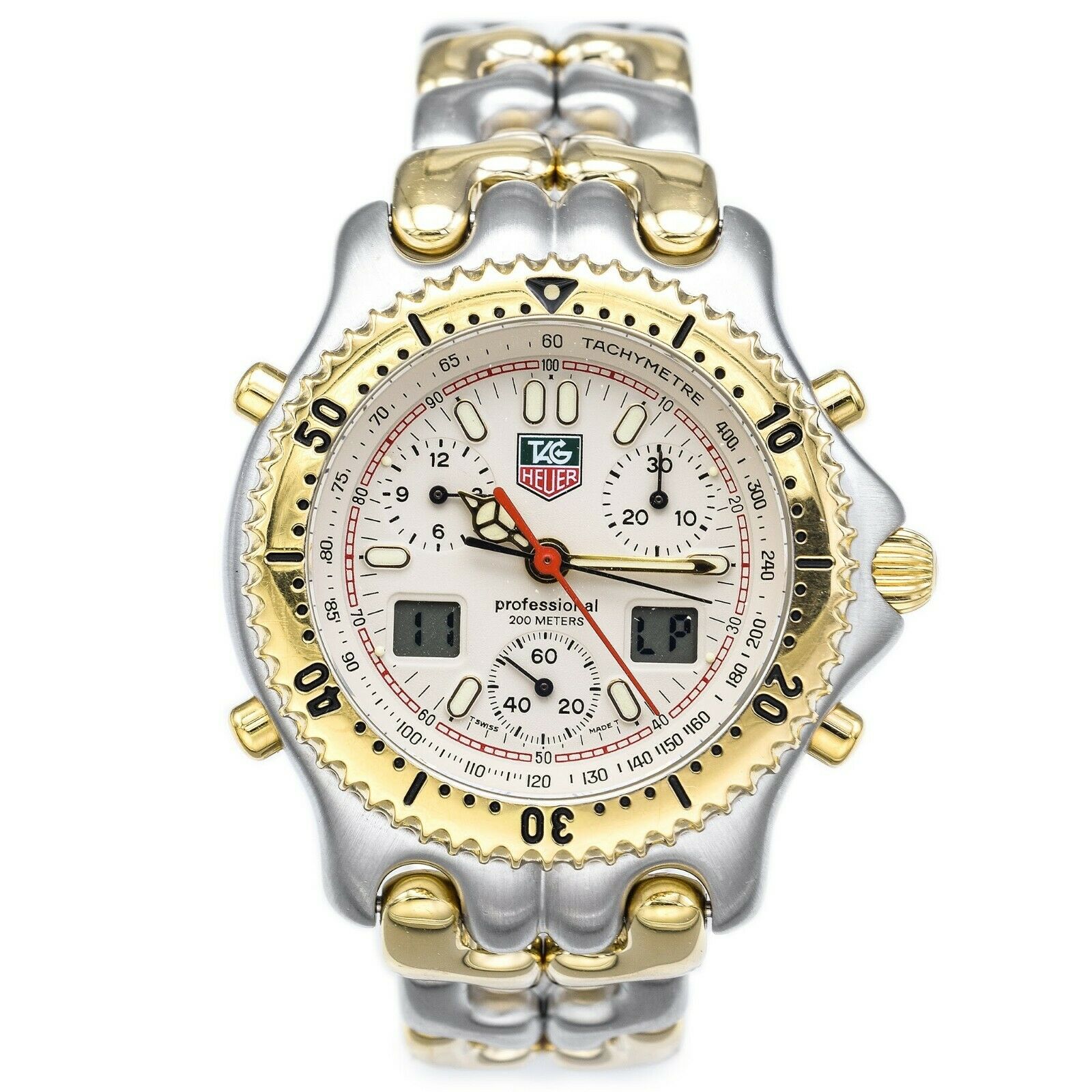 Tag Heuer S/el CG1122-0 Professional Senna Model Mens Watch Excellent++  A1022