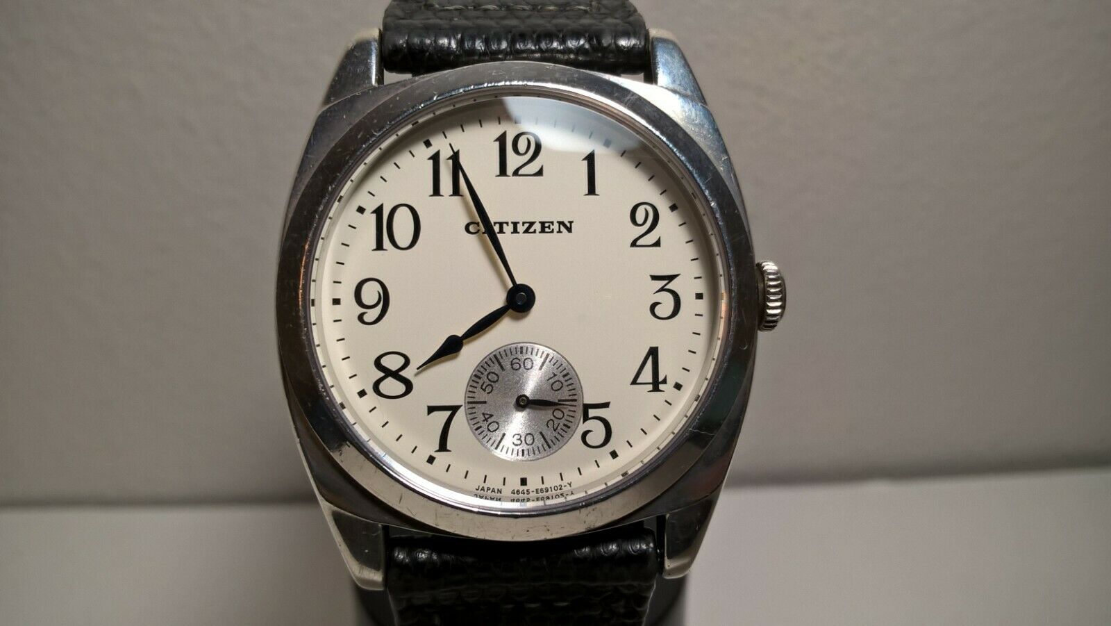 Citizen Sterling Silver 4645-E69102 1938 Model Quartz Reissue with