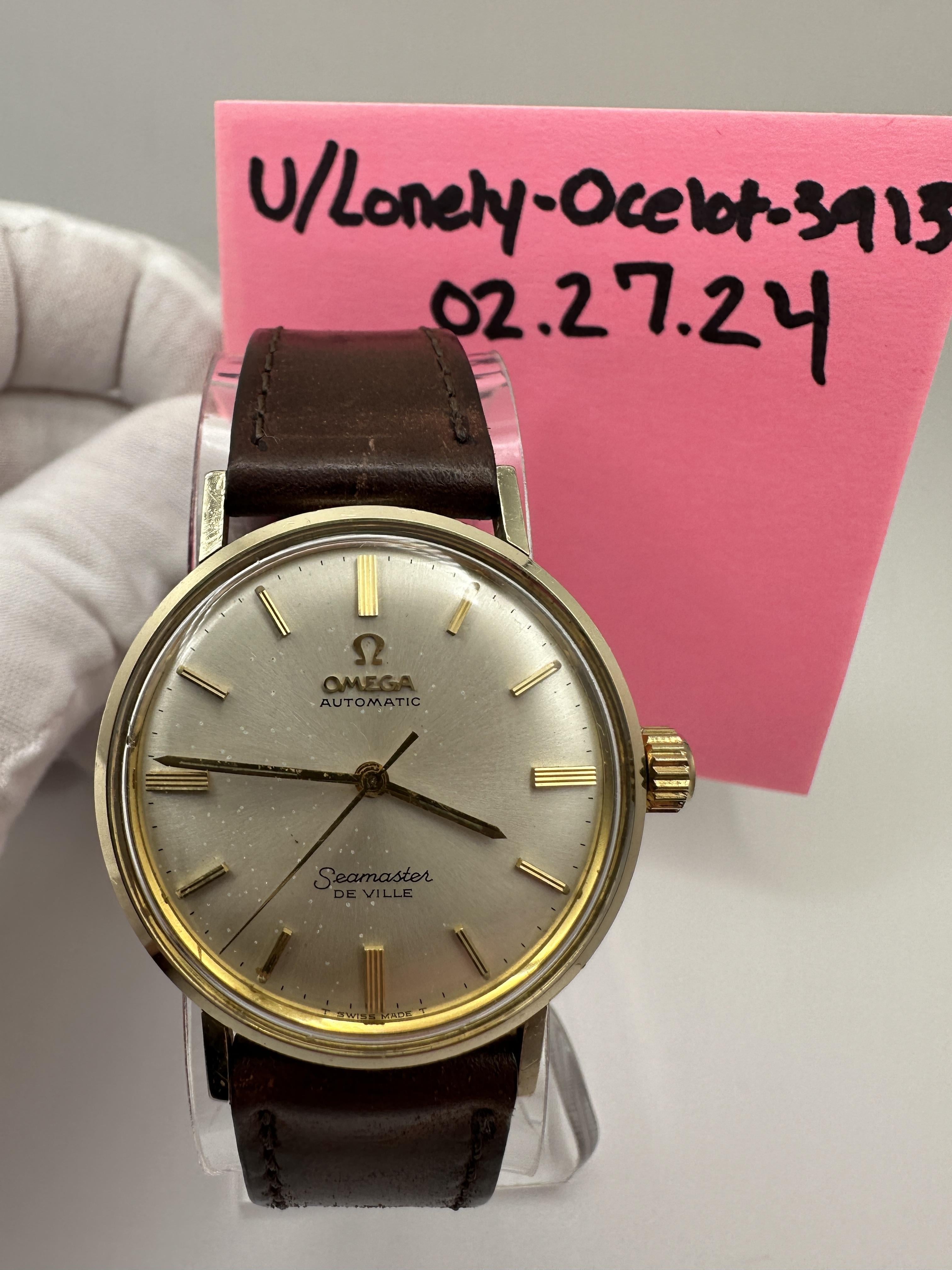 Omega 21 outlet electra watch 14k