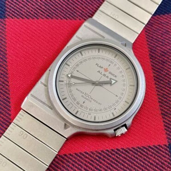 Seiko Alba Flap Duck JDM Men's Y101 Quartz 36mm Watch