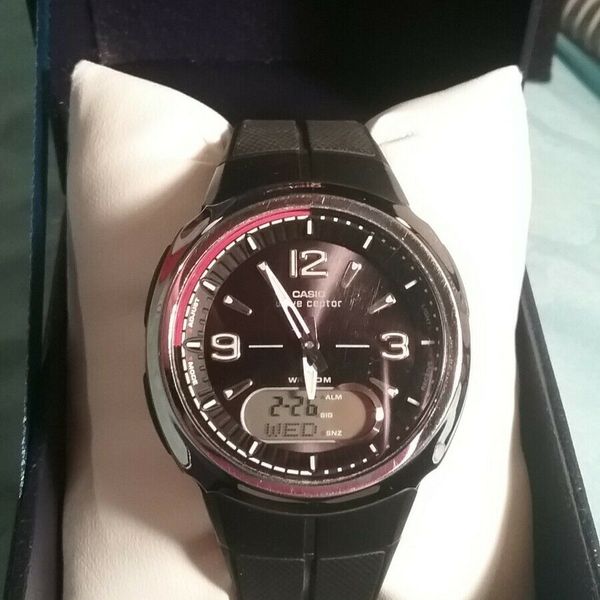 Vintage Casio Wave Ceptor DIGI-ANA DIGITAL MEN WATCH 3747 WVA-106HA ...