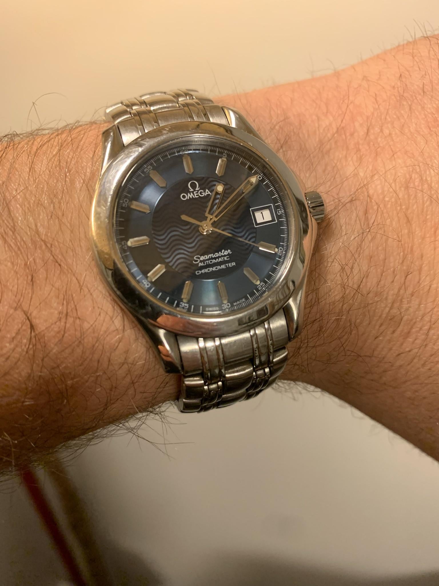 WTS Omega Seamaster 120M Automatic Calibre 1120 36mm blue wave