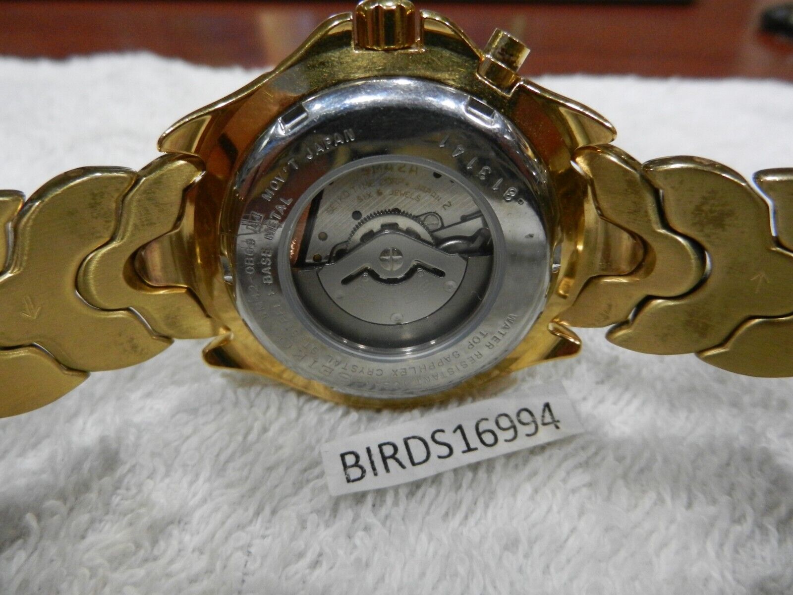 VGC GOLD TN. Seiko SKA058 Mens Watch Windward Kinetic 7 VGC GOLD TN. Seiko SKA058 Mens Watch Windward Kinetic 7