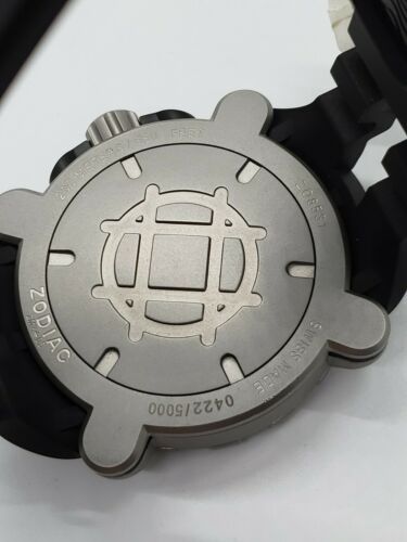 ZODIAC ZMX-05 Quartz Black Dial Rubber Band Men's Watch ZO8531