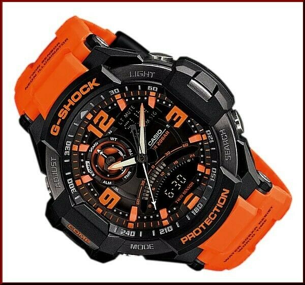 Casio G-Shock Sky Cockpit Series Men's Watch GA-1000-4A. ORANGE