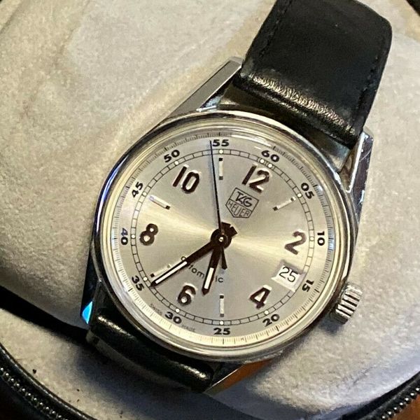 TAG HEUER Automatic Watch w/Date, complete w original box & papers