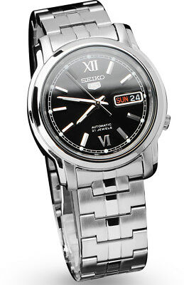 Seiko 5 Automatic SNKK81 SNKK81K1 Men Black Dial Day Date