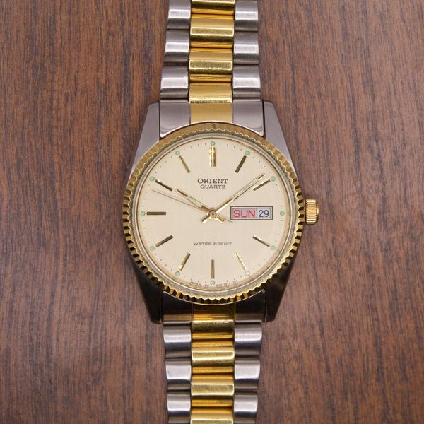 [WTS] 1990s Orient Fluted Day/Date Men’s WristWatch WatchCharts
