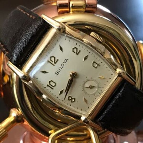 Vintage Bulova Tank Watch L3 1953 Gold | WatchCharts Marketplace