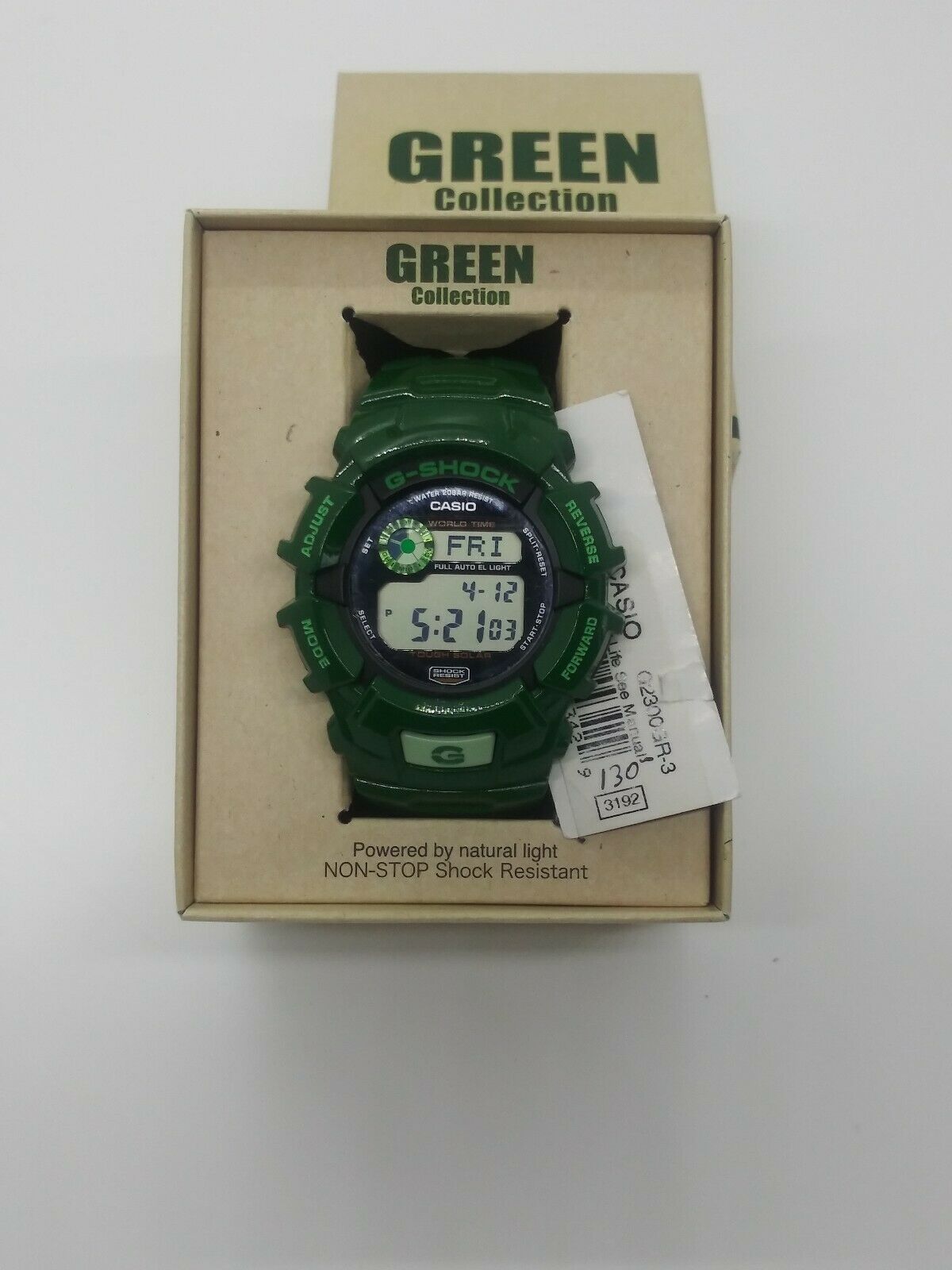 casio g shock green collection