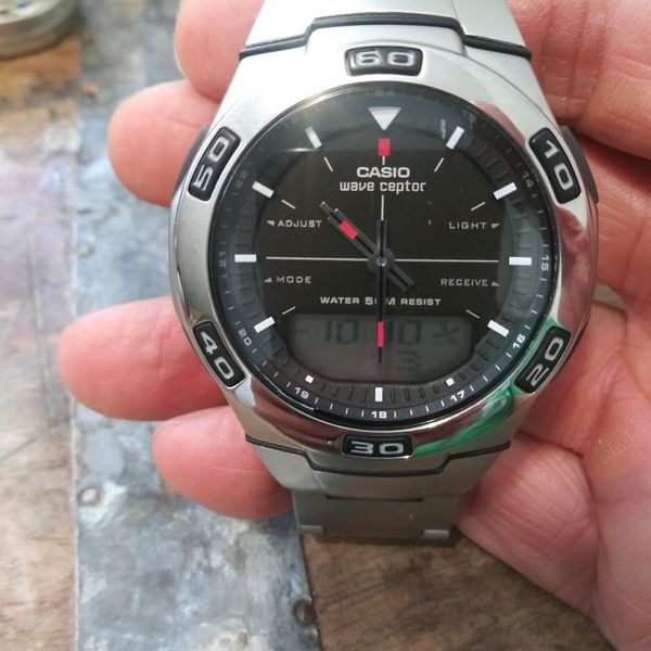 Casio Wave Ceptor WVA-105H World Time Radio Controlled Alarm ...