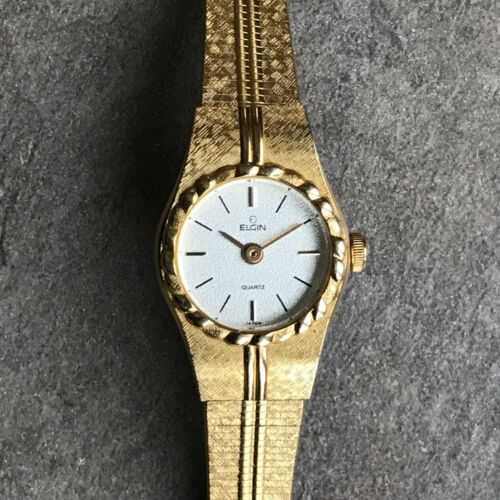 Elgin quartz deals watch women's