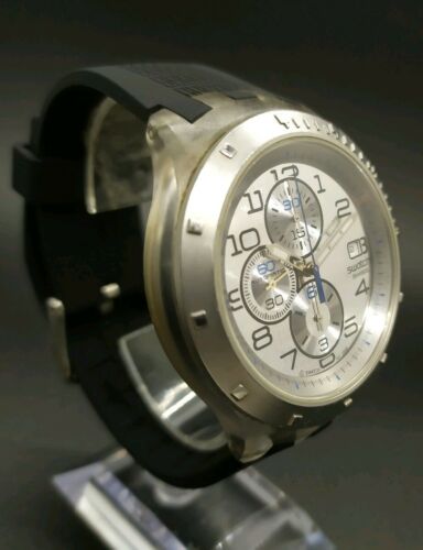 Rare Swatch Simple Pure SVGK402 Automatic Chronograph ETA C01.211 Men's  Watch | WatchCharts
