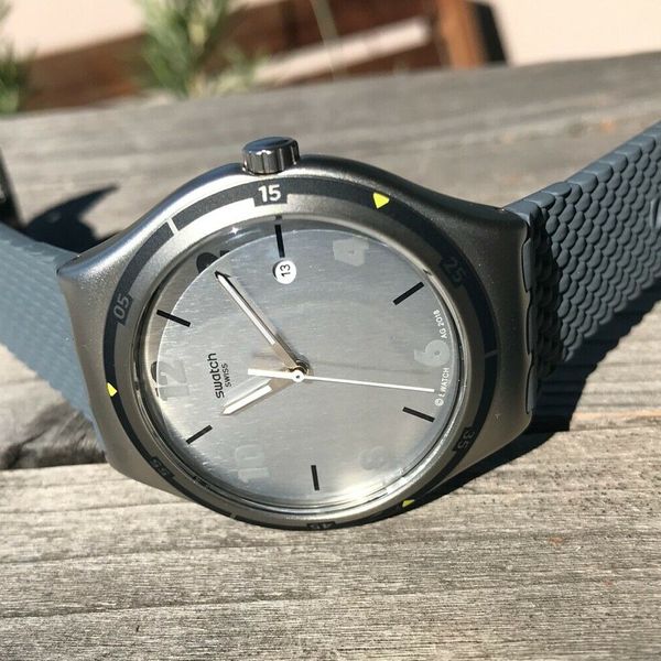 Swatch irony MR GREY YOS424 X-Large 動作品 Swatch irony MR GREY YOS424 X-Large 動作品 - メルカリ