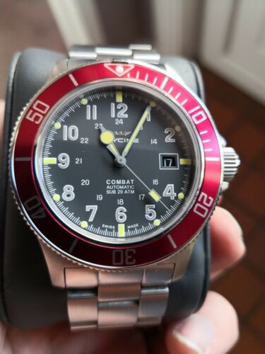 glycine combat sub watch GL0078 42mm Dial Automatic. WatchCharts