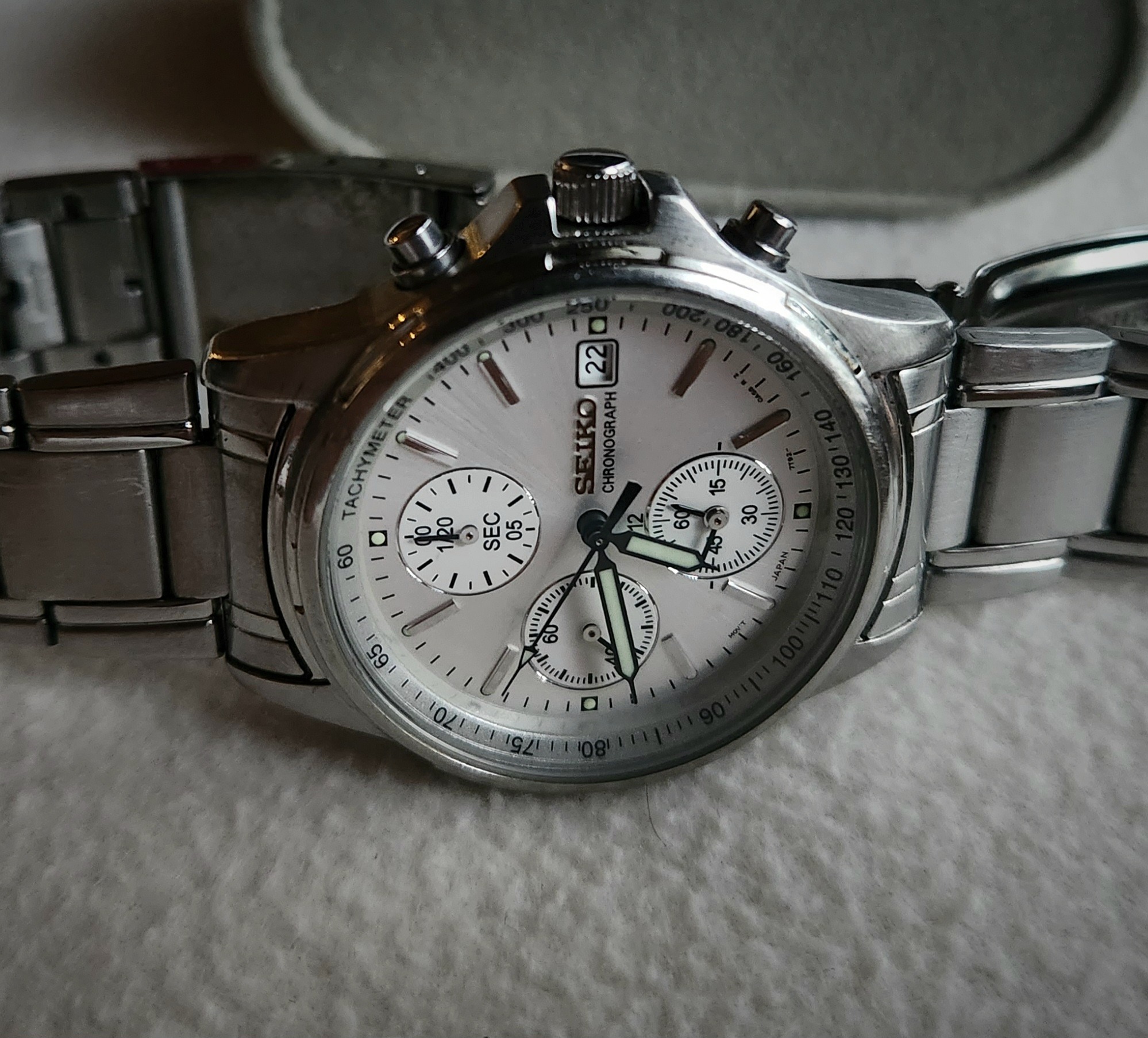 Seiko Chronograph 7T92-0BA0 SND081 | WatchCharts Marketplace