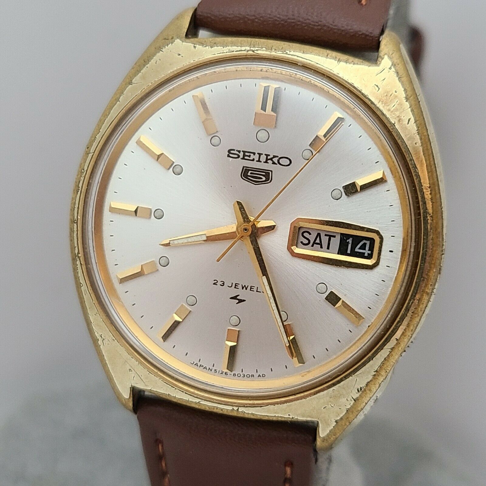 Vintage SEIKO 5126-8010 Men's Automatic watch 23Jewels day/date 1968 |  WatchCharts