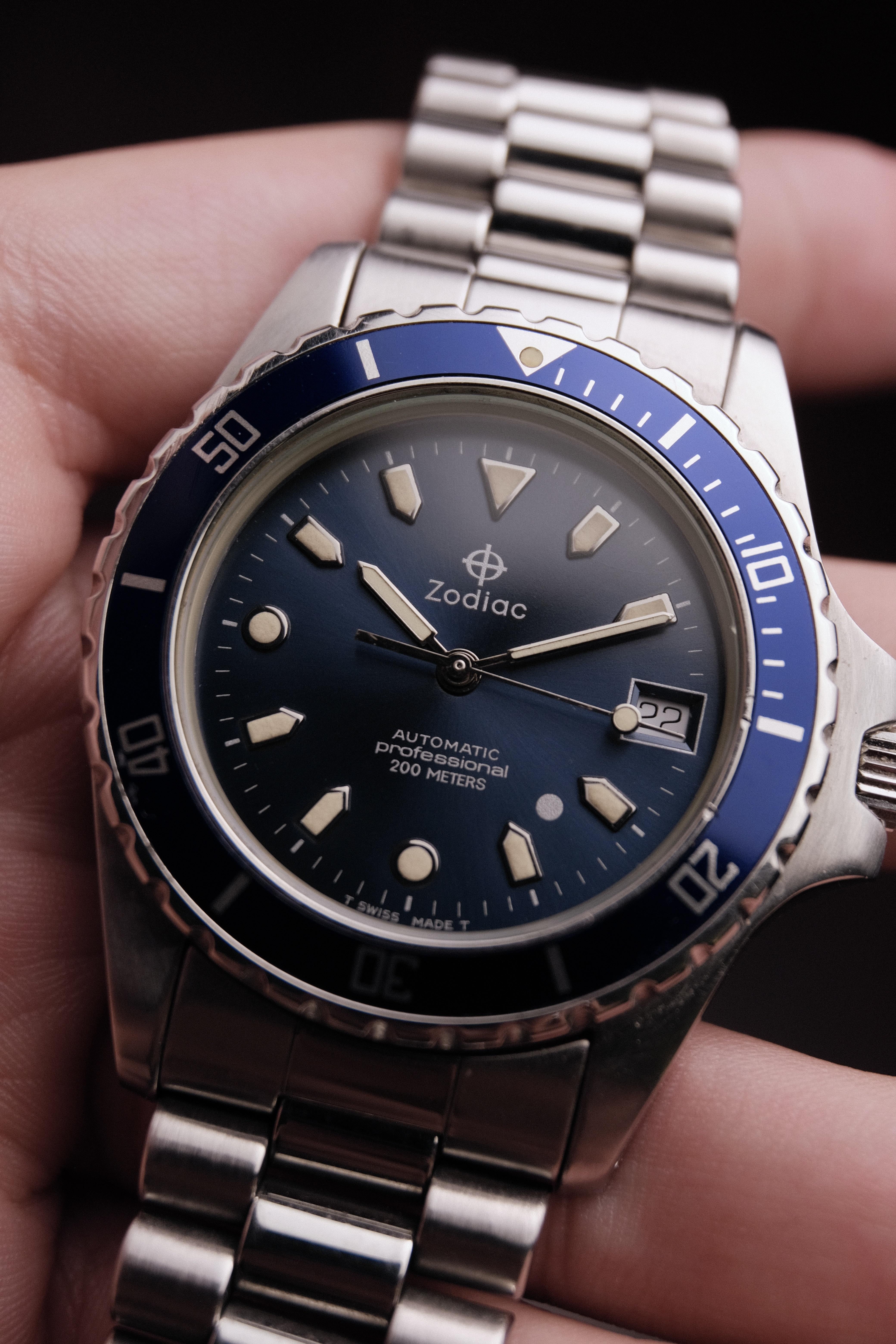 WTS] Zodiac Automatic Diver Blue Dial 206.20.35 | WatchCharts