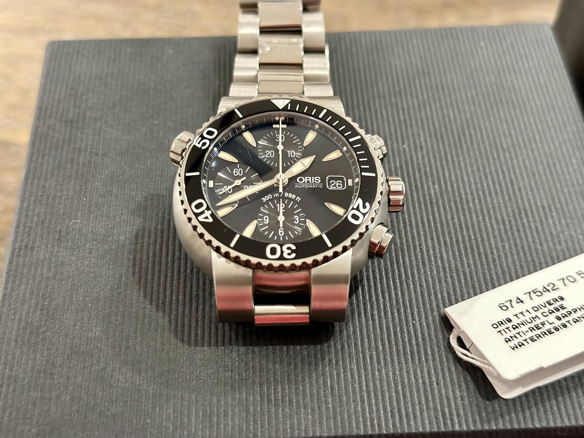 WTS Oris Titanium Titan TT1 Chronograph FL WatchCharts Marketplace