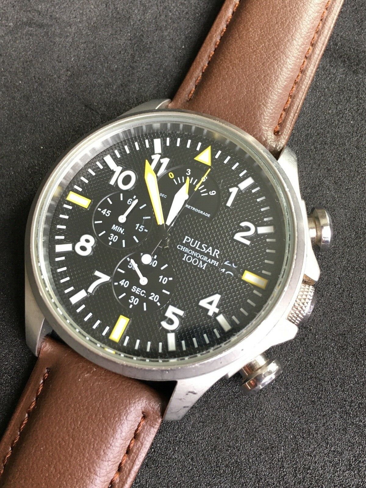 Seiko aviator chronograph on sale watch