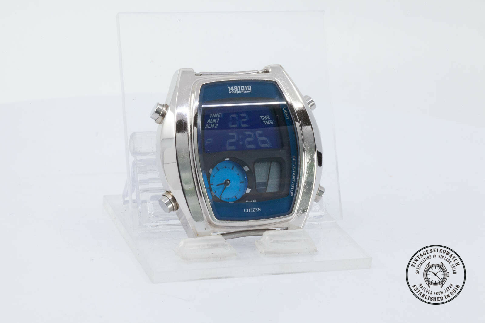 CITIZEN 1481010 INDEPENDENT DIGI ANA C351-L16673 WATCH JAPAN 
