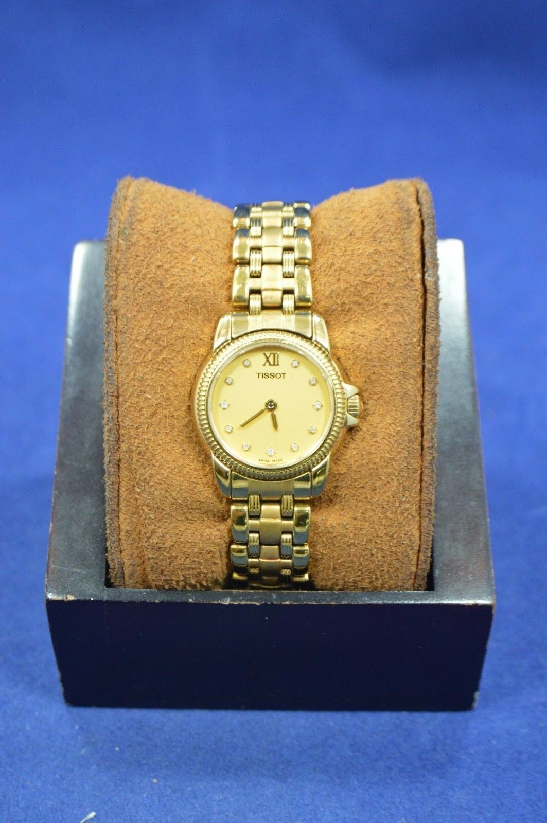 Tissot Womans Watch C218 318C Gold Tone Stainless Steel Gold