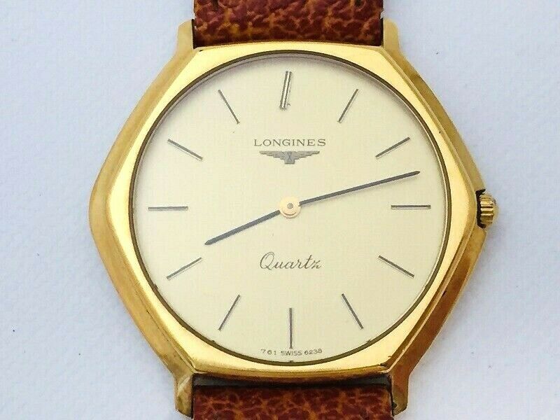 LONGINES Watch 761 6238 Quartz 18K Gold Plated T796 WatchCharts