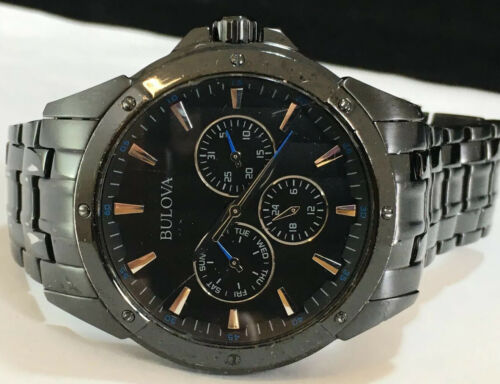 bulova men's watch chronograph 98c121