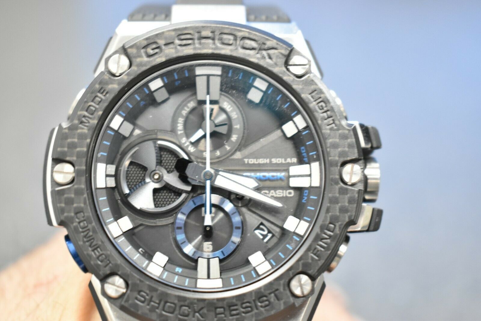 Casio G-Shock Carbon Bezel Hip Aviation Designed Pilot Watch 5513