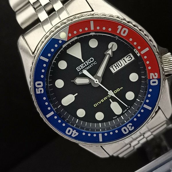 PRE OWNED SEIKO SCUBA DIVER 7S26-0030 SKX015K2 AUTOMATIC WATCH 040054 ...