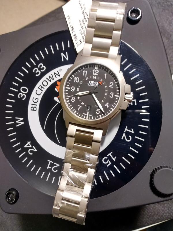 FS BNIB ORIS BC3 AIR RACING GMT LIMITED EDITION TITANIUM with