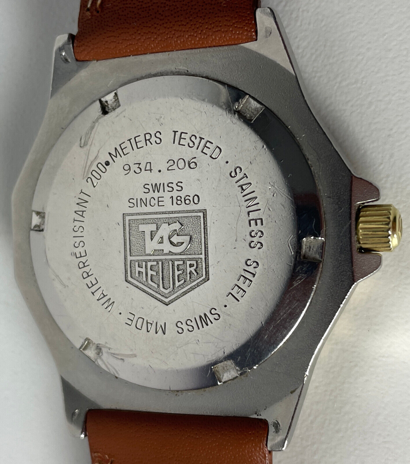 TAG HEUER 3000 Series Watch 934.206 Pro Diver 200m silver mens