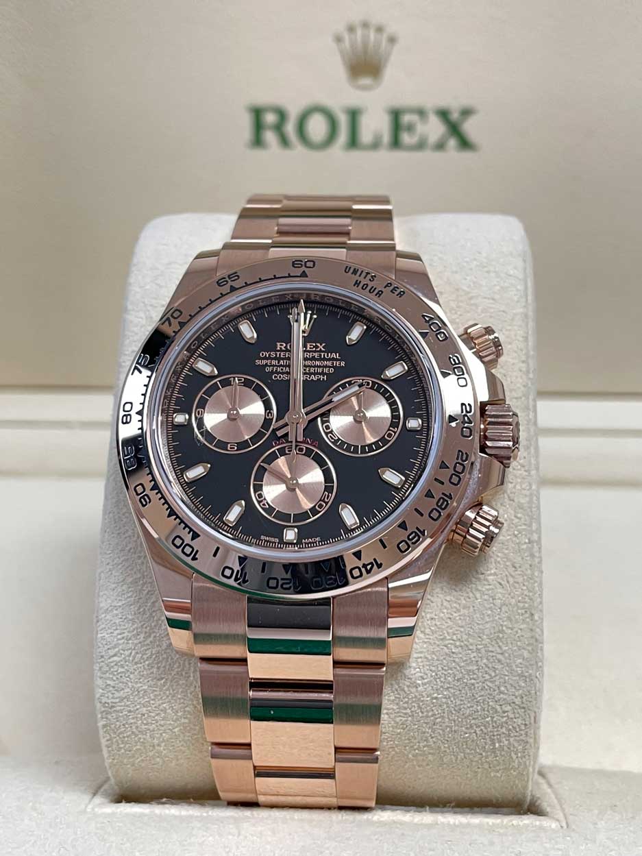 FS Rolex Daytona Everose Gold 116505 Black 2019 WatchCharts Marketplace