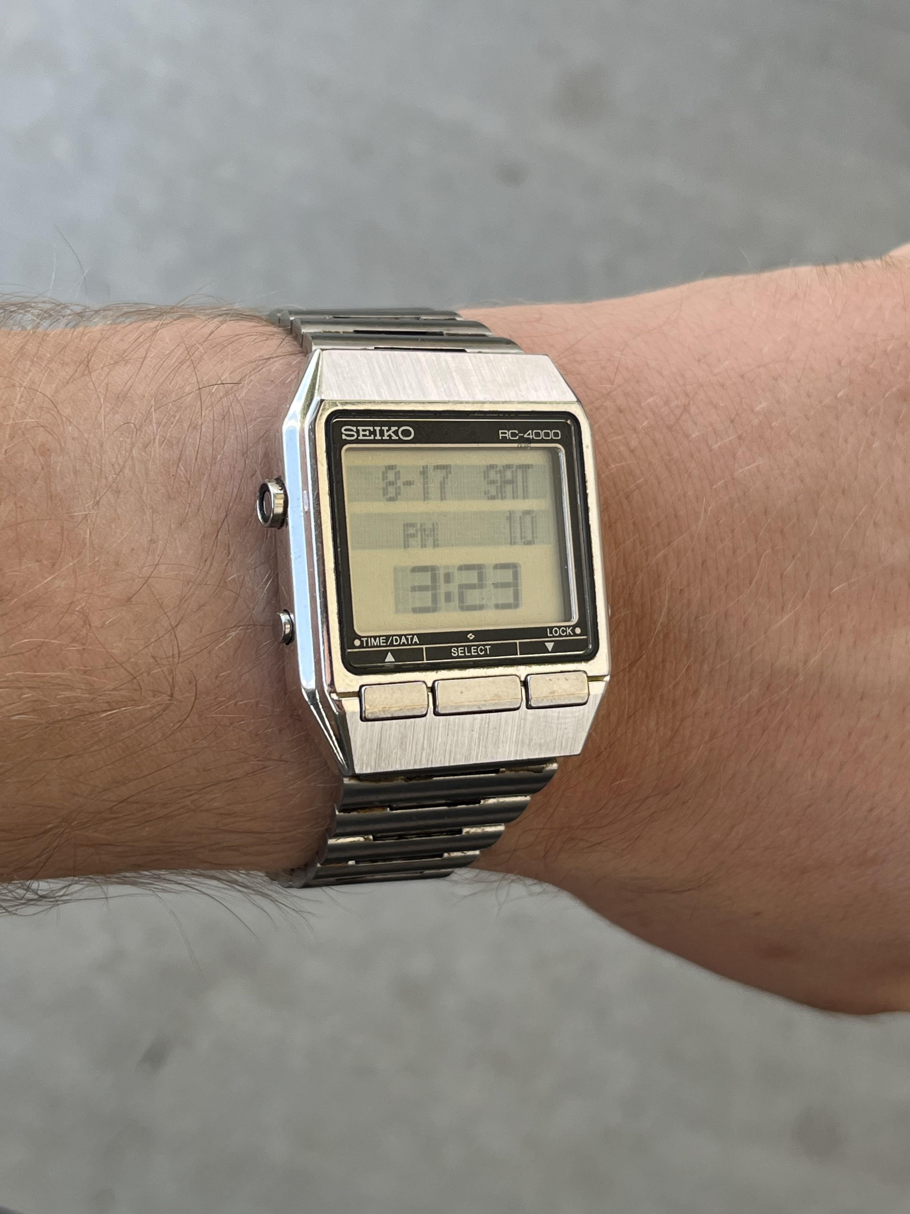 WTS] 1985 Seiko RC-4000 PC Datagraph S521-4010 Digital Watch $399