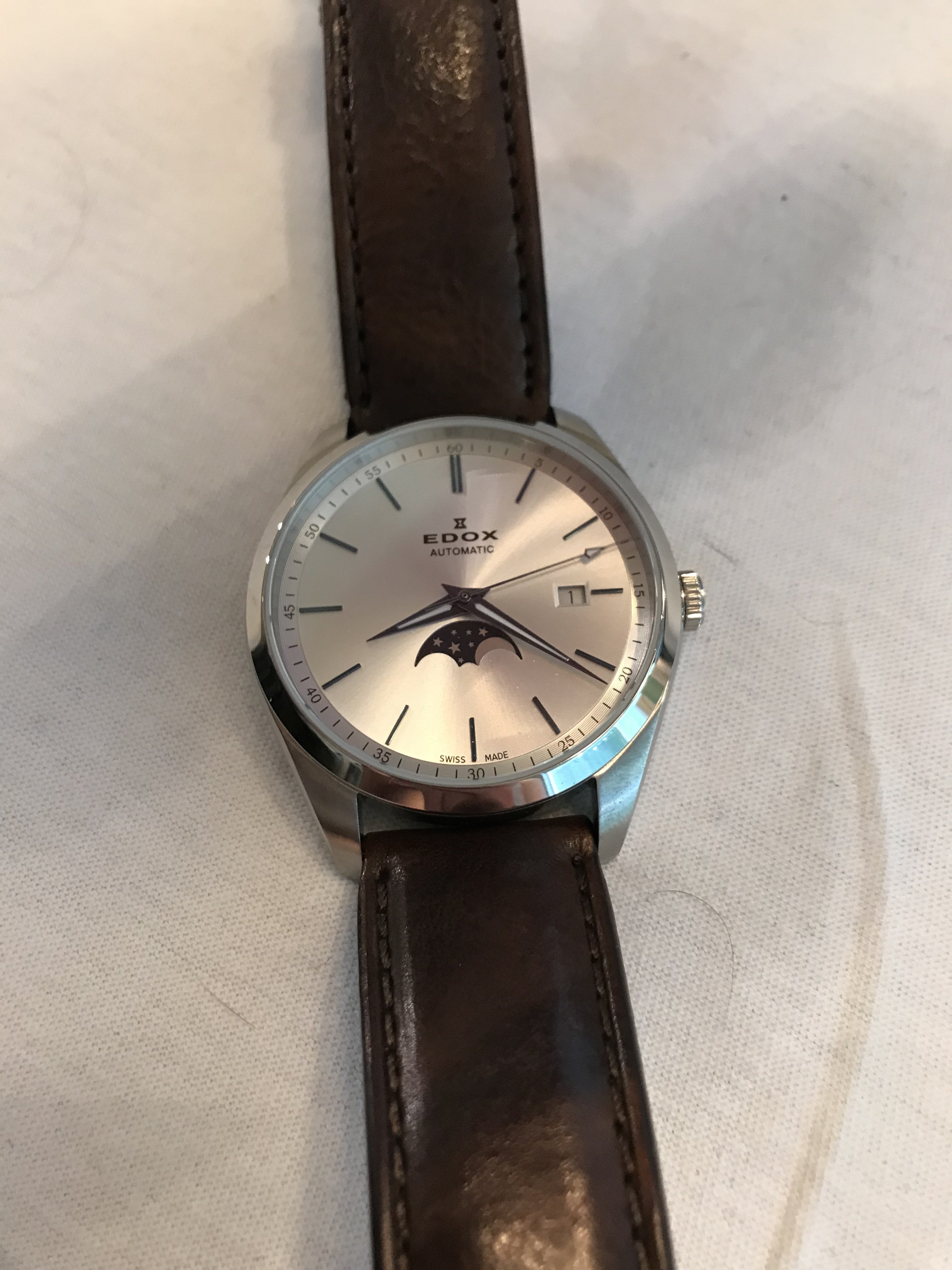 Edox discount moonphase automatic