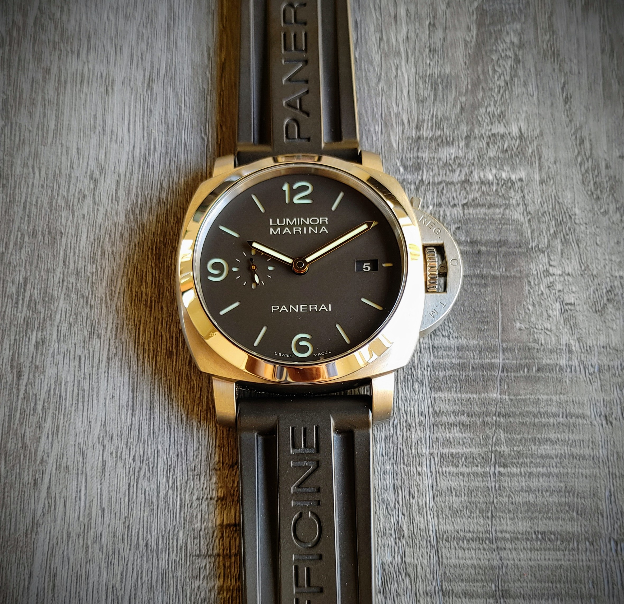 FS Panerai Luminor Marina 1950 3 Days PAM351 Titanium Collector s