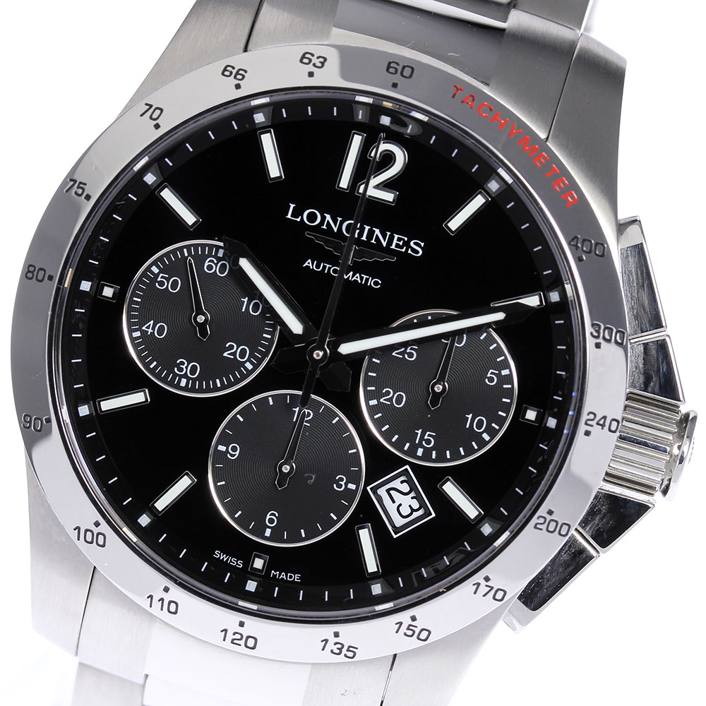 Longines Conquest Chronograph Automatic 41mm Black L2.743.4.56