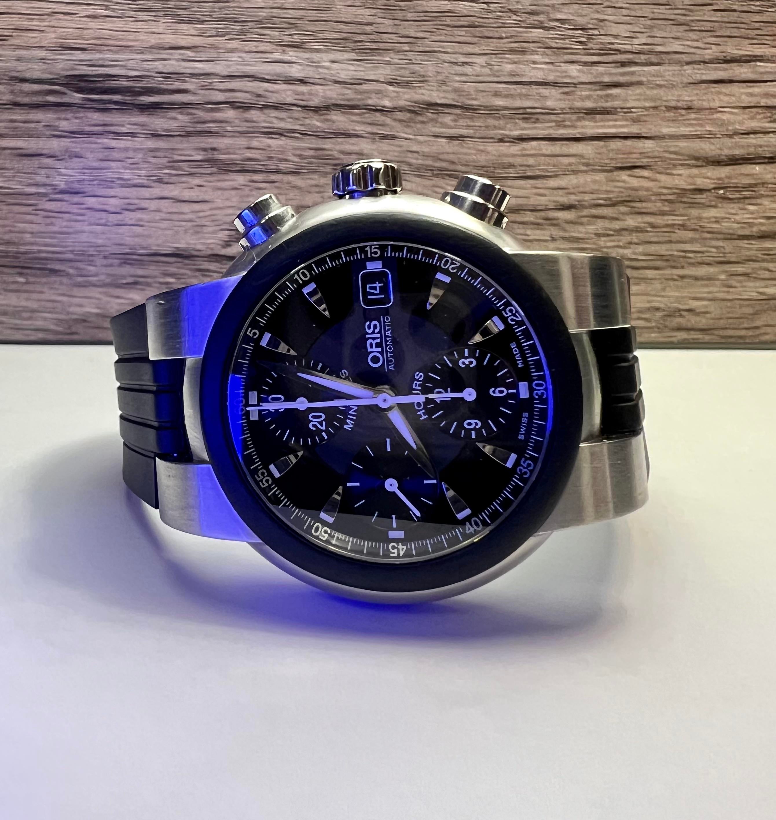 WTS WTT Oris TT1 2000 Chronograph 300 Watch Collection Clean