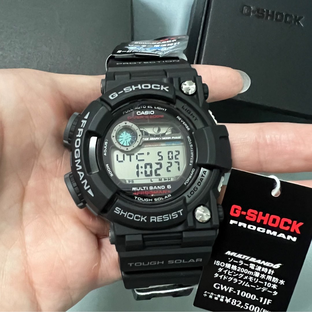 国内では販売 カシオ G-SHOCK フロッグマン GWF-1000-1JF 未使用