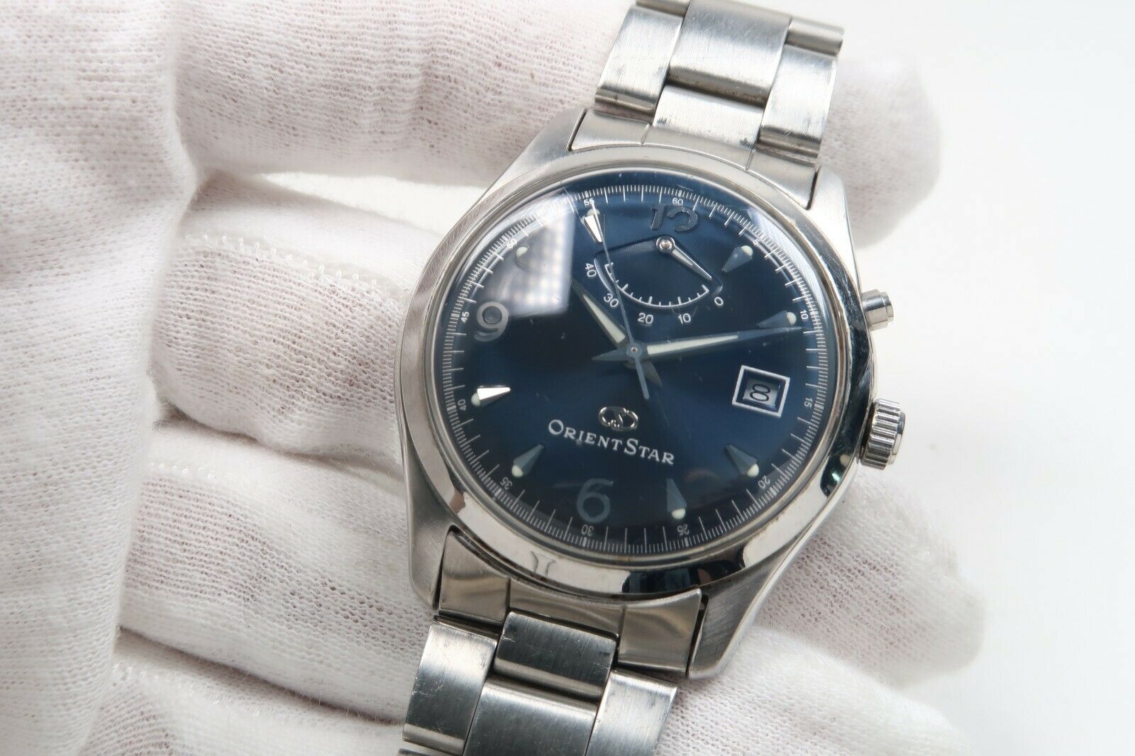 ORIENT STAR AUTOMATIC POWER RESERVE EX0C-C0 CS STAINLESS Mens