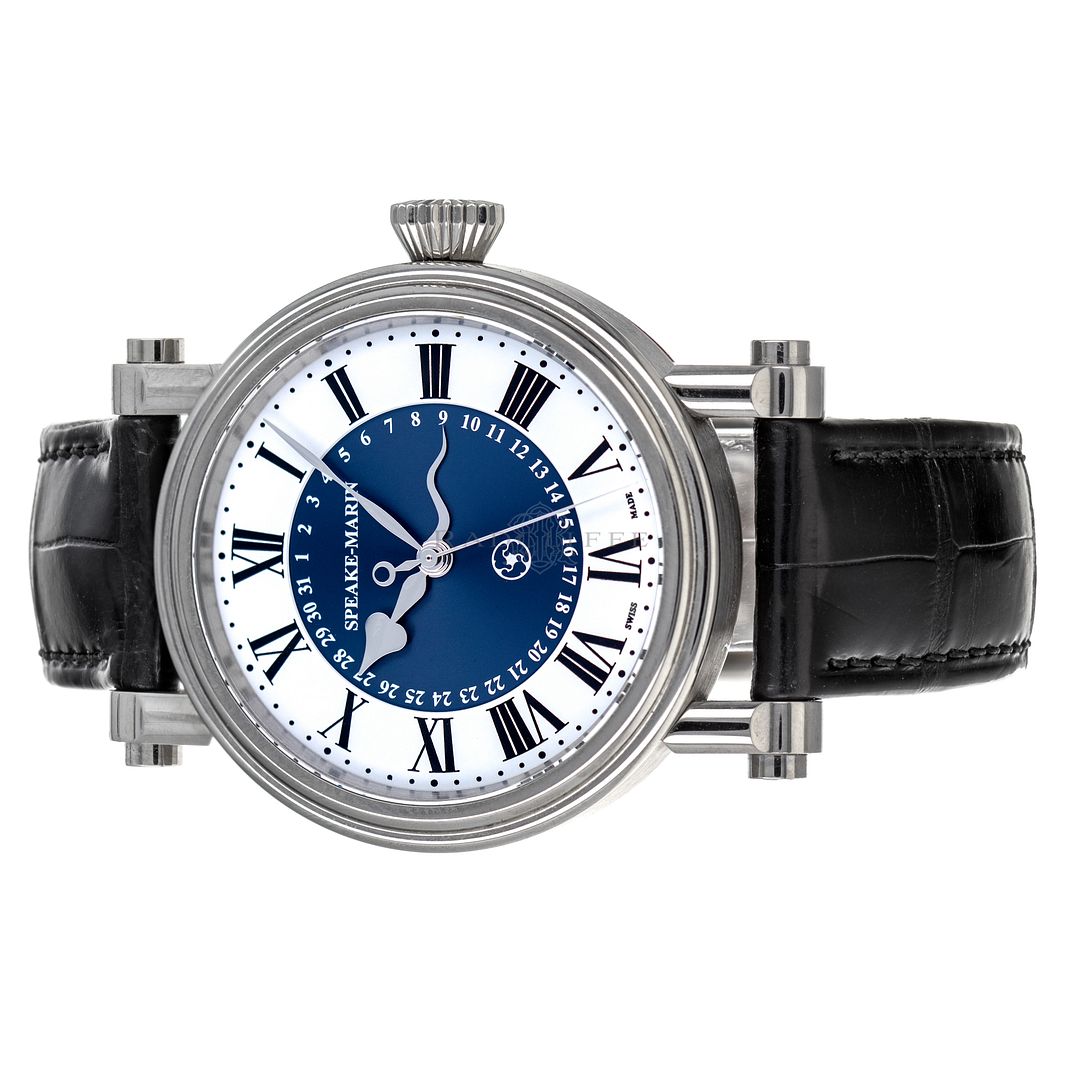 FS Speake Marin Serpent Calendar 10006 04 Titanium White Blue