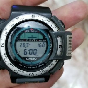 Casio Protrek Atc 1100 Triple Sensor 1170 Japan Rare Watch Watchcharts