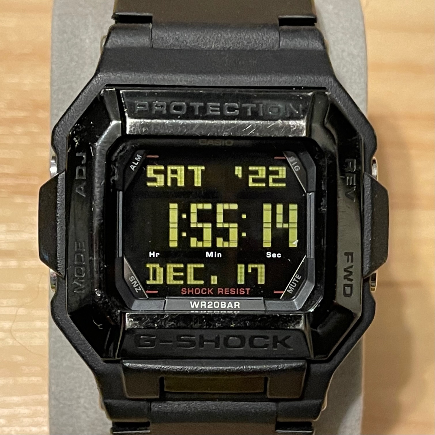 WTS] Casio G-Shock G7800B-1 Black Negative Display Vintage