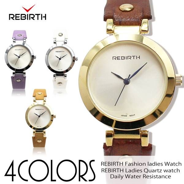 [REBIRTH Reverse] Seiko Movement Daily life waterproof No index Simple ...