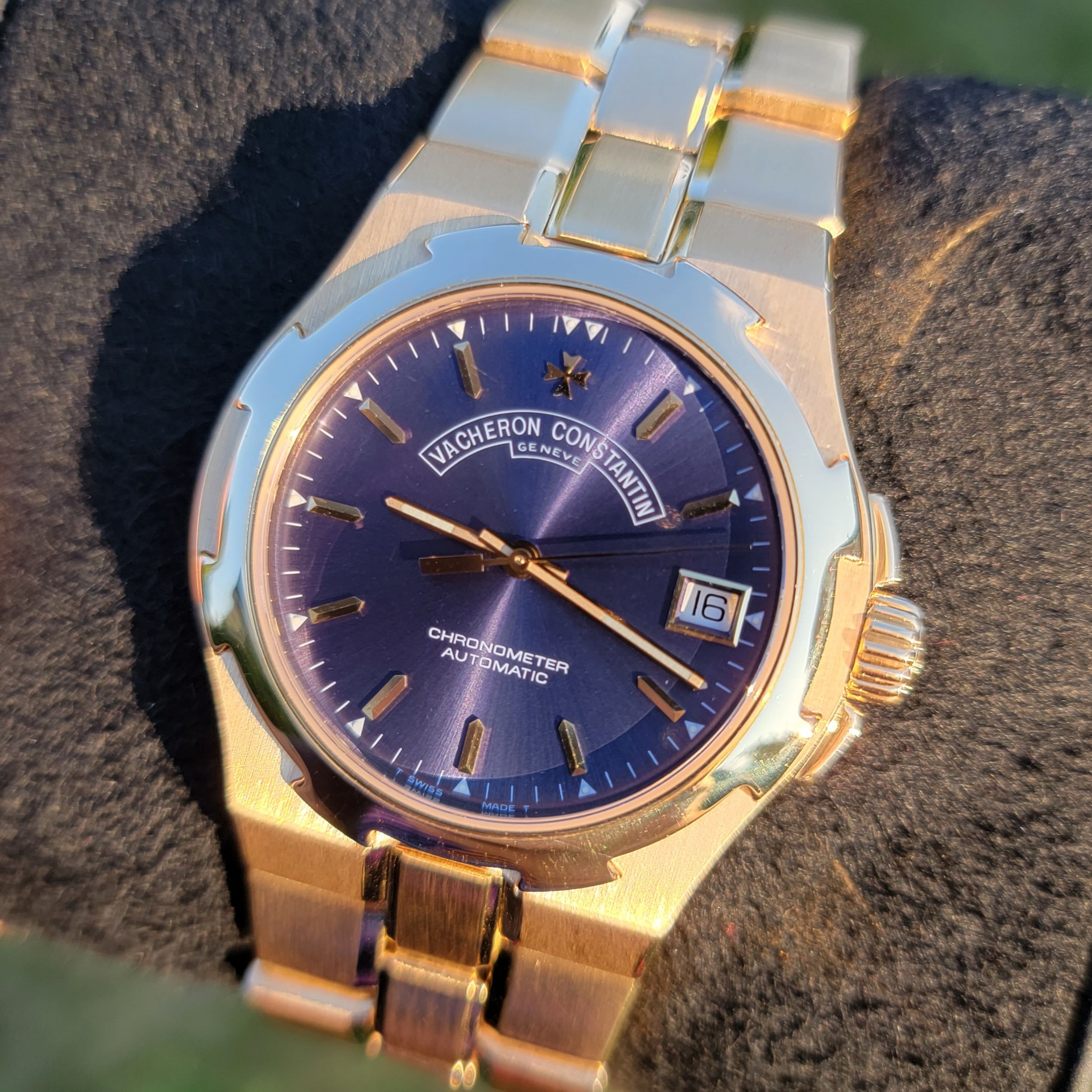 Vacheron Constantin Overseas First Gen Blue Dial Fresh Service