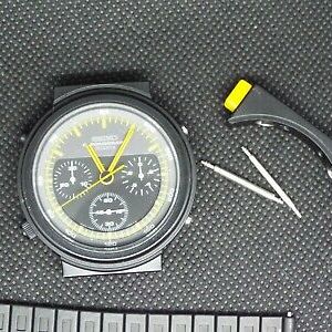 RARE! SEIKO GIUGIARO SPEEDMASTER 7A28-7000 RIPLEY ALIENS 80s 