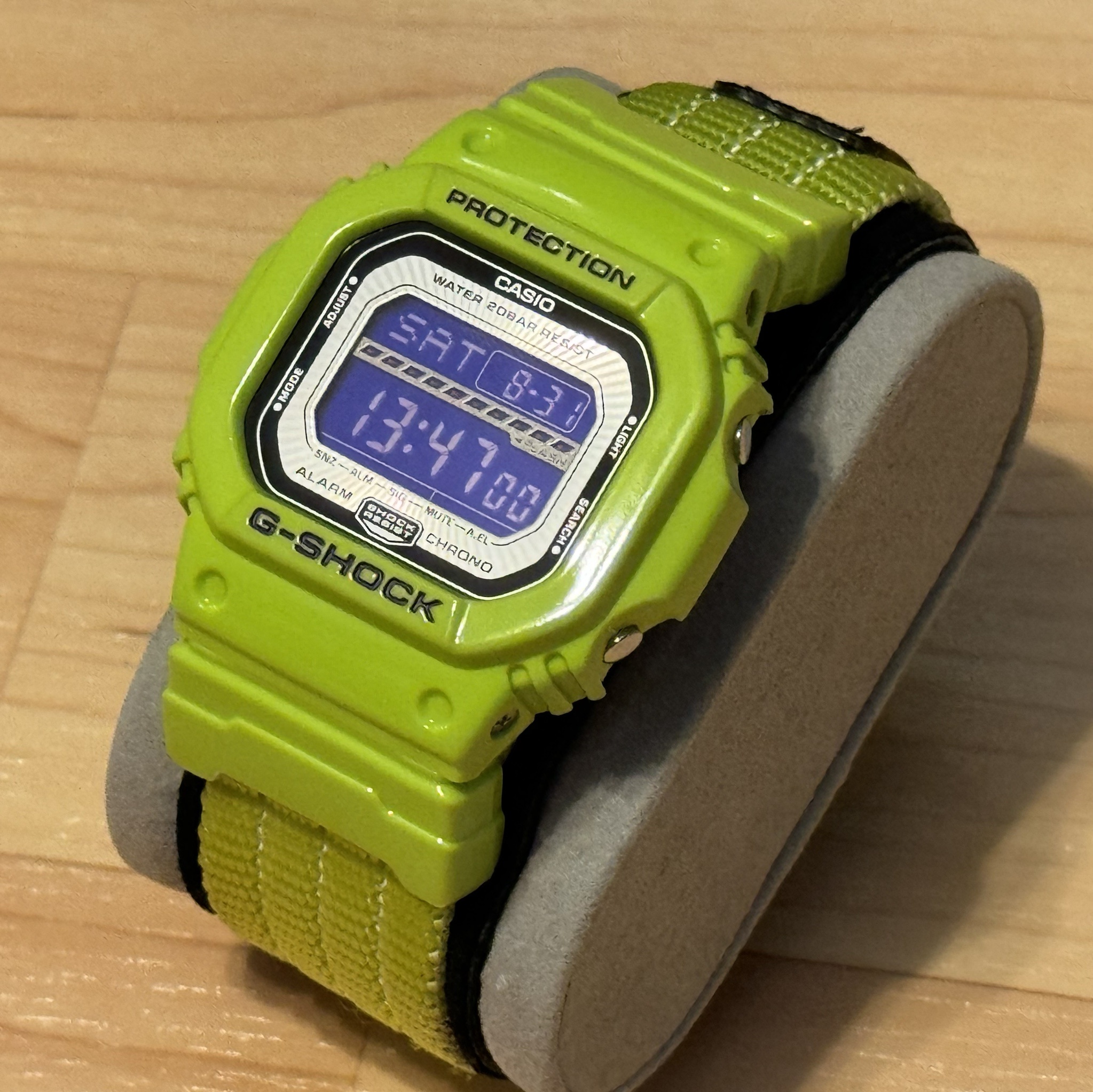 WTS] Casio G-Shock GLS-5600V-3 G-LIDE Surf Yellow Nylon Band