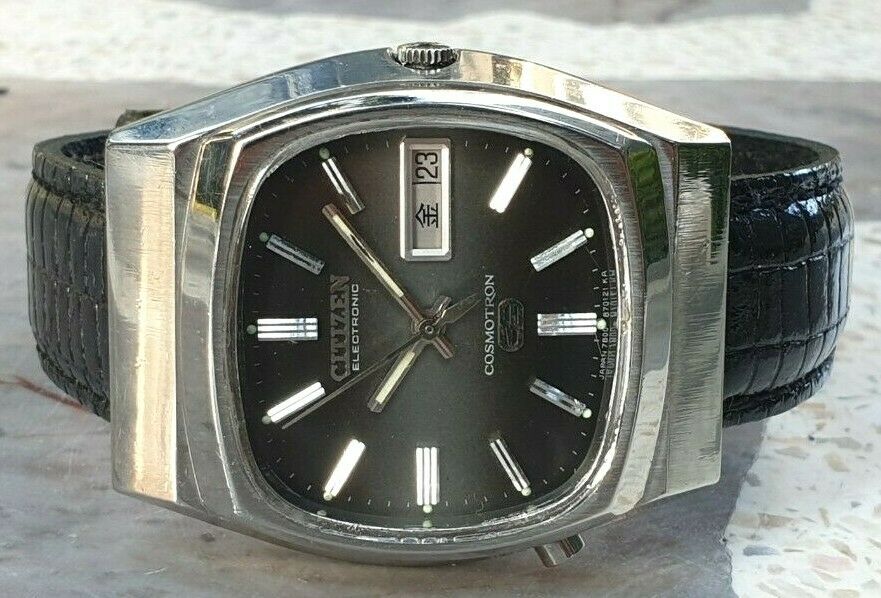 Citizen Electronic Cosmotron 7800 Sweeping Running 4-870034 Japan Men Watch  | WatchCharts Marketplace