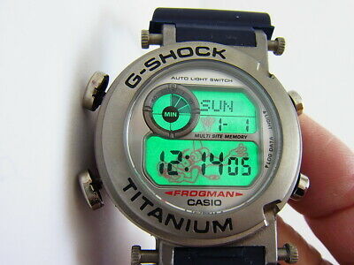 G-Shock Frogman DW-9900 NK-2JR MEN IN NAVY & KAHKI Titanium Men's